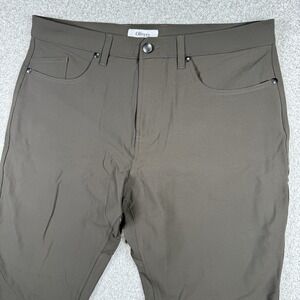 Olivers Passage Pants Mens Dark‎ Gray Slim Fit Stretch 36x32 Athletic Golf